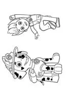 Paw Patrol kleurplaat 16